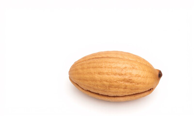 almond   isolated on white background