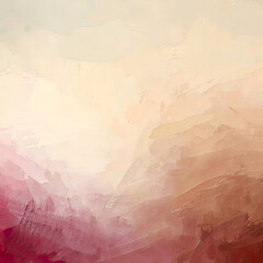 colors of brown to beige and red to pearl white with brush stroke details and blended shadow effect mid illustration abstract composition 