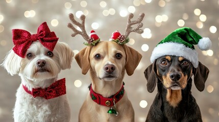 The Festive Holiday Dog Portrait.