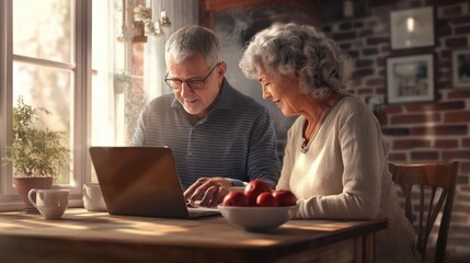The Happy Seniors Using Technology