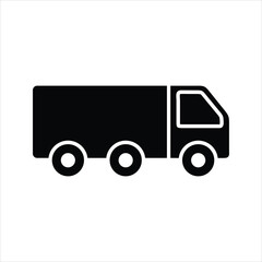 Truck icon. Lorry. Commercial vehicle. Heavy goods vehicle icon