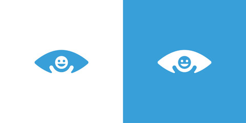 Eyes with Happy People Logo Design