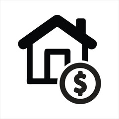 Real estate. Property value icon