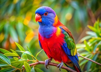Fototapeta premium Vibrant Australian Birds in Their Natural Habitat Captured in Stunning Detail and Colorful Display