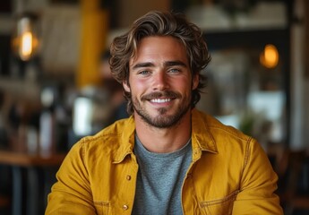 Fototapeta premium Handsome Man Smiling.