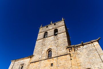 Fototapeta premium Saint Mary of the Assumption church in Gumiel de Izan
