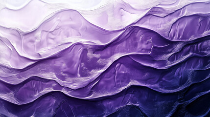 Abstract textured glass surface with purple and white gradient