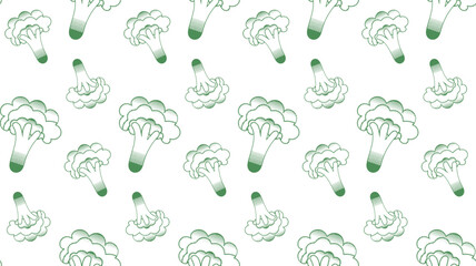 broccoli pattern flat design
