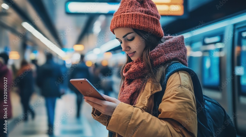 Poster travelers use digital wallets to pay overseas, with the app automatically adjusting exchange rates a