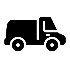 moving truck Solid icon
