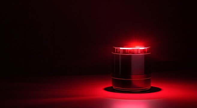 Red siren light 