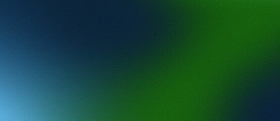 Noise green, light and dark blue gradient texture grainy background, header backdrop banner design