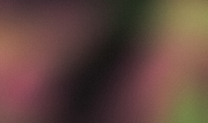 Red magenta to green soft color grainy backdrop design background, Vibrant dark color flow with soft noise texture multicolored gradient web banner, poster, header