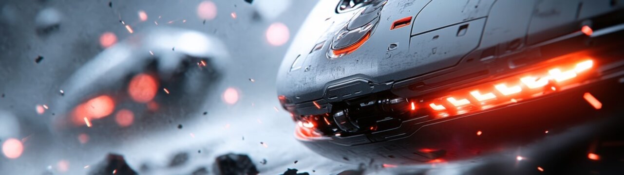 Delve into the unpredictable aftermath of altering the Earths climate through large-scale geoengineering Illustrate a birds eye view highlighting the unintended impacts with intricate details., Side