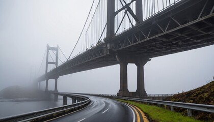 Fototapeta premium below bridges river side