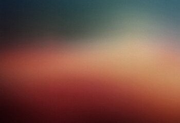 Blurred background with gradient colors of blue, orange, and red.