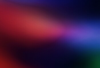 An abstract background with a grainy, gradient texture. The colors transition from dark red, to purple, and finally to dark blue.