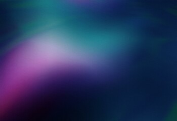 Fototapeta premium Abstract grainy gradient design with dark blue, purple, and green hues.
