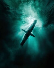 Fototapeta premium Capture the complexity of massive geoengineering efforts through an aerial lens Show the world from above, portraying the ripple effects of altering nature on a grand scale., Close-up shot