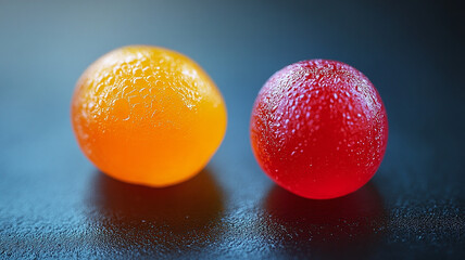 red and yellow candles