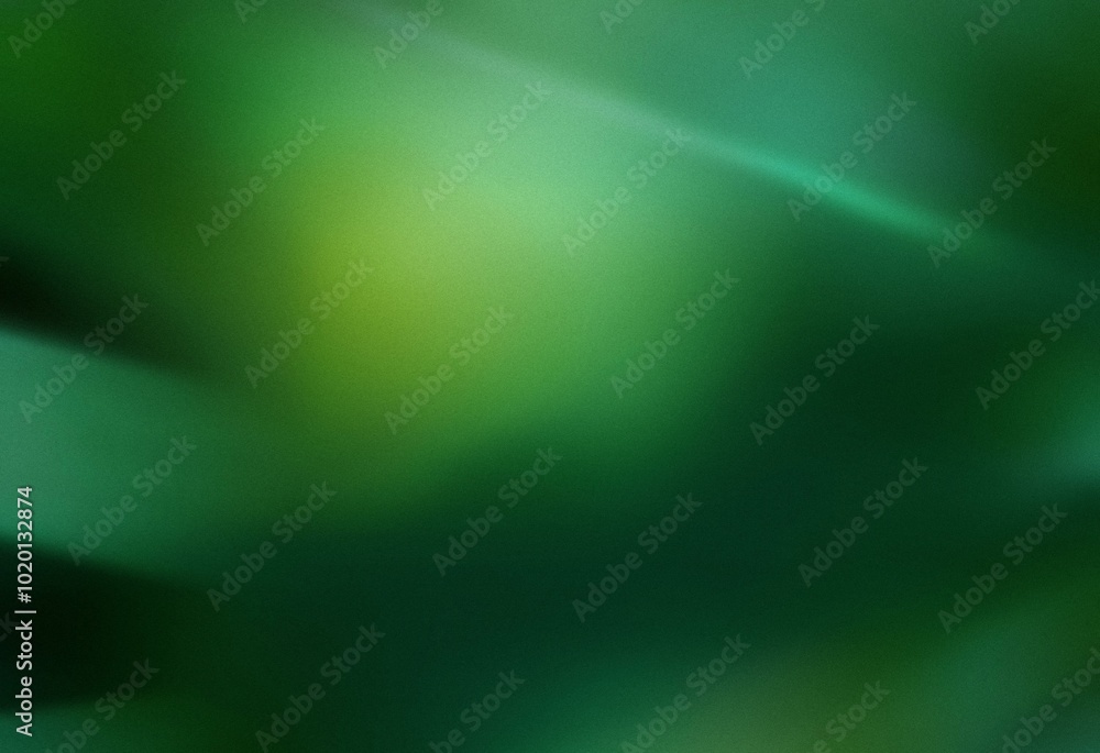 Fototapete An abstract green background with grainy texture and a gradient effect.
