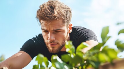 A group of neighbors exchanging tools and skills, highlighting the power of cooperation for shared community improvement.