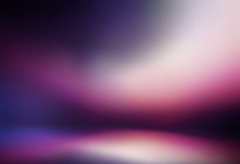 Fototapeta premium A grainy gradient background with soft, blurry colors transitioning from dark purple to light pink.