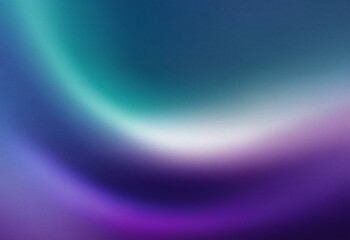 Fototapeta premium Abstract gradient background in shades of blue, purple, and teal. The background is grainy and has a subtle shimmer.