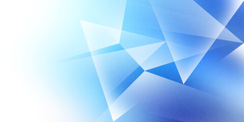 Fototapeta premium Abstract light blue white light grunge technology background. Modern diagonal triangle presentation background.