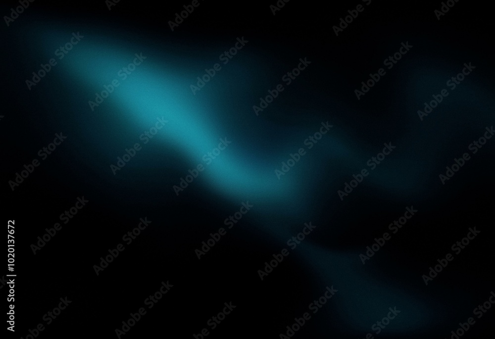 Poster abstract grainy background with a teal gradient, designed with a deluxy feel.