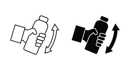 shake it well icon set