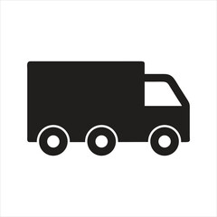 Campervan icon. Track icon