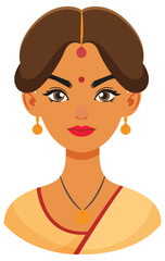 Traditional Indian Woman Portrait