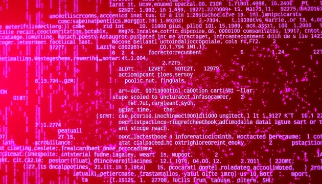  data corruption background illustration