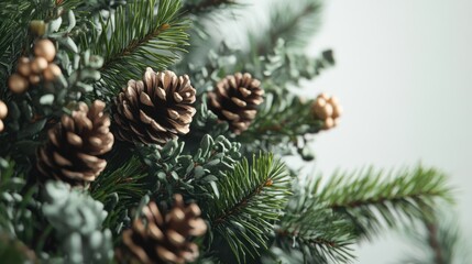 The Pine Cones on Branches