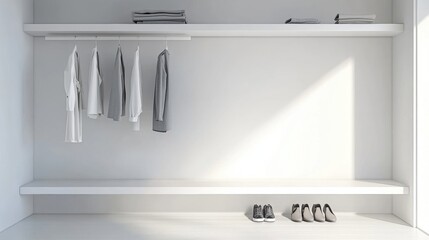 Minimalist Closet.