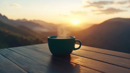 The Coffee at Sunrise