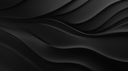 Obraz premium A neutral black background with a soft gradient, smooth and balanced