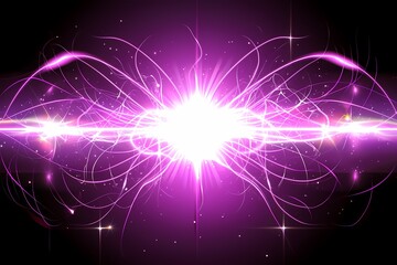 Bold Electric Purple Abstract Background Design