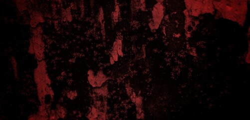 red color abstract art long background,Panorama of Factory fabric of red color . Close-up long and wide texture of natural red fabric.