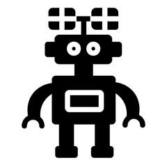 robot Line Icon