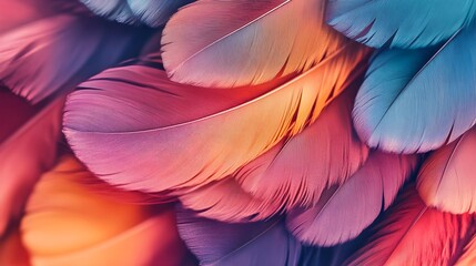 Obraz premium Colorful feathers.