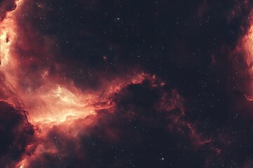 Fototapeta premium Seamless Pattern Cosmic Dreamscape, a vibrant expanse filled with swirling nebulae, luminous stars, and distant celestial bodies, evoking the wonders of the universe