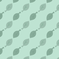 葉っぱストライプなスクエアパターン⭐︎