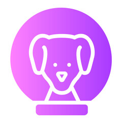 dog Gradient icon