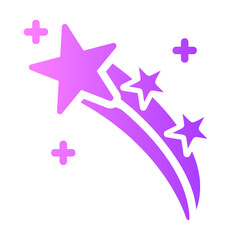 falling star Gradient icon