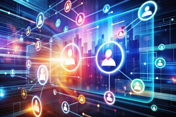 Flat Design Online Job Search Results in Long Exposure Style for Enhanced Visual Appeal