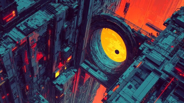 Nostalgic digital art close-up, pixel art details, vibrant colors, retro-futuristic feel