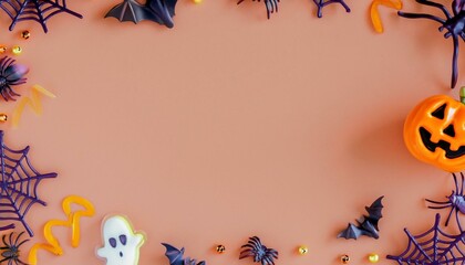 Fototapeta premium Halloween party border