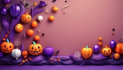 Halloween party border